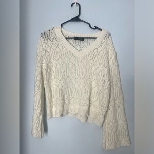 cream/white knitted sweater
